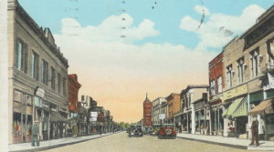 Main street postcard
